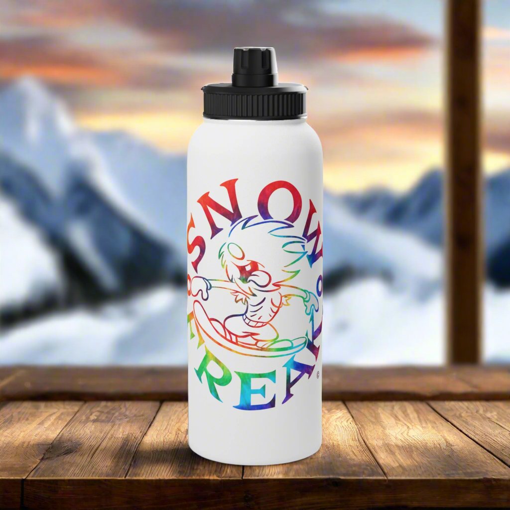 TIE-DYE SNOW FREAK© Stainless Steel Water Bottle
