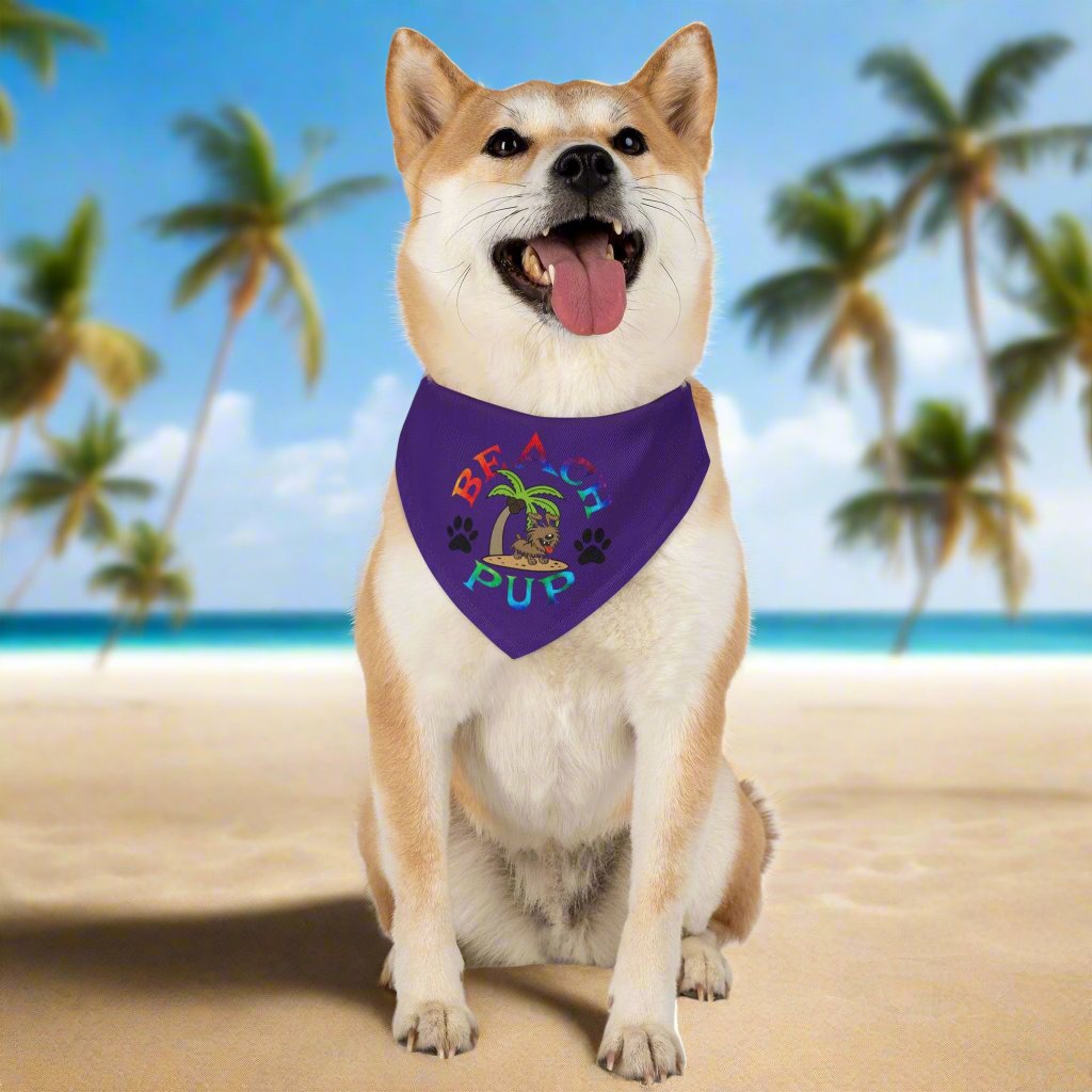 BEACH PUP© Pet Bandana Collar