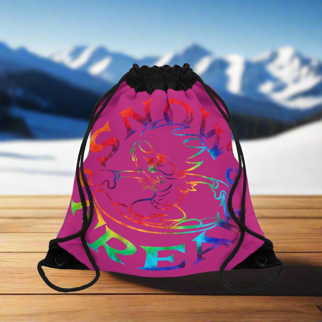 TIE-DYE SNOW FREAK© DRAWSTRING BAG
