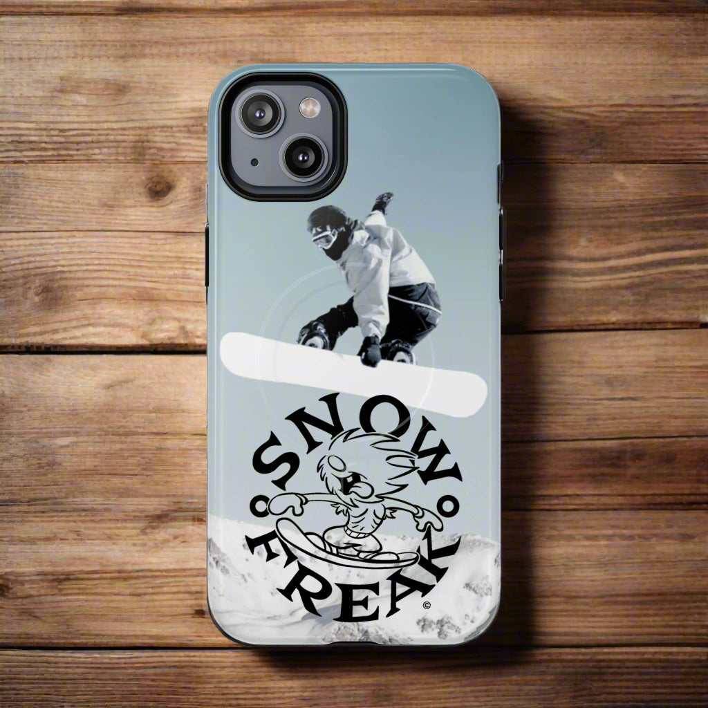 SHREDDIN' THE GNAR SNOW FREAK© Tough Magnetic iPhone Cases