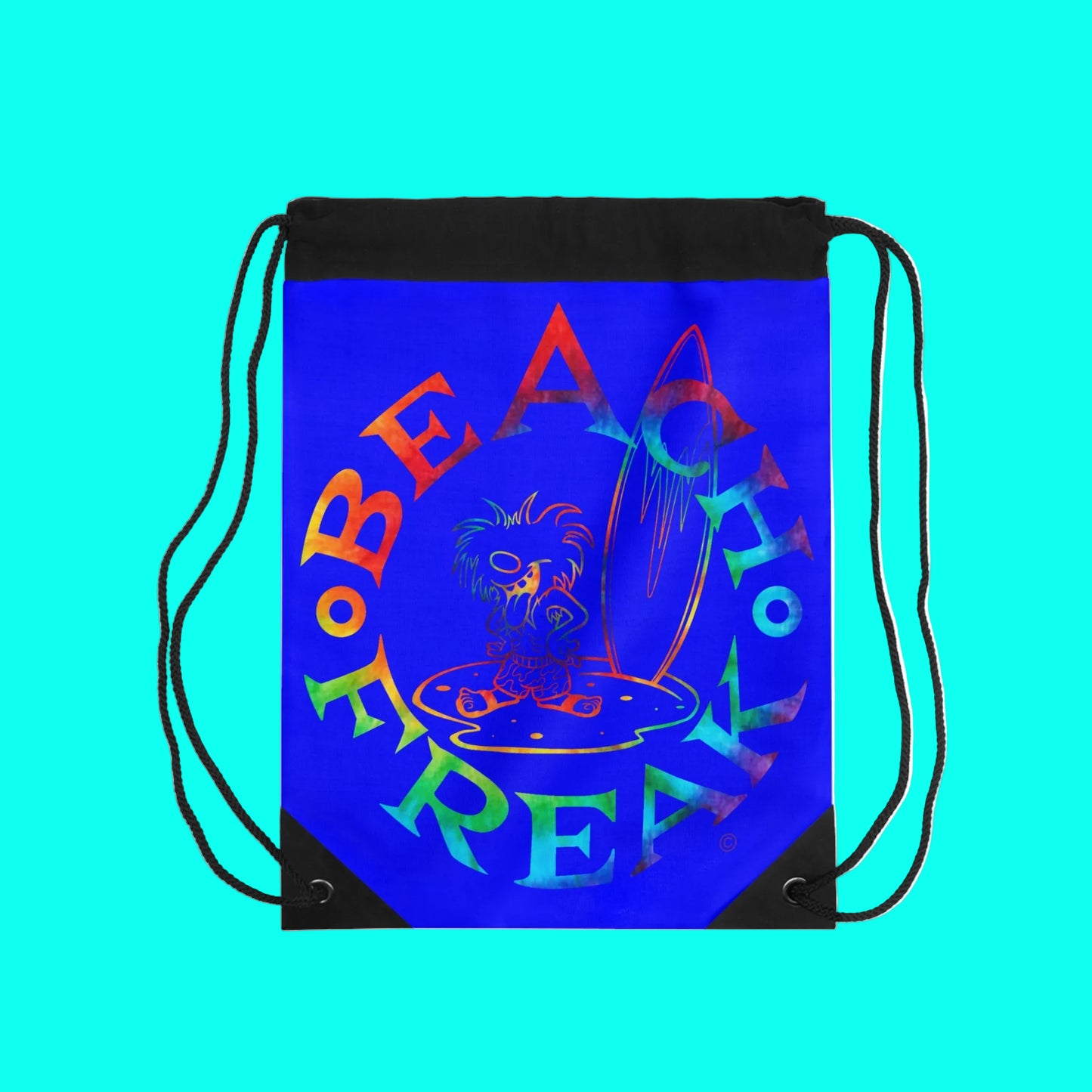 TIE-DYE BEACH FREAK© Drawstring Bag