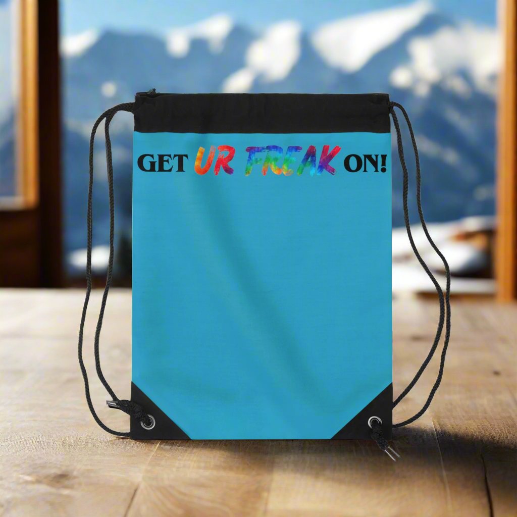 TIE-DYE SNOW FREAK© DRAWSTRING BAG