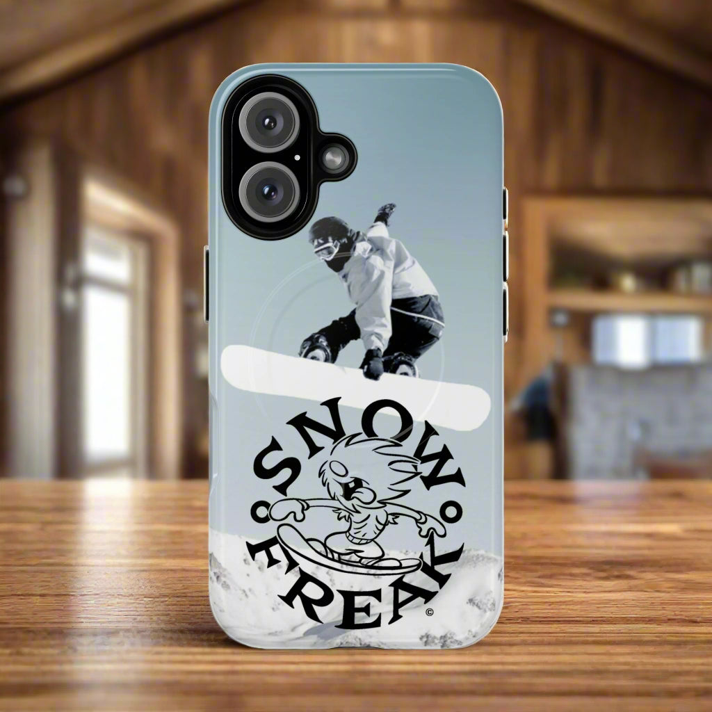 SHREDDIN' THE GNAR SNOW FREAK© Tough Magnetic iPhone Cases