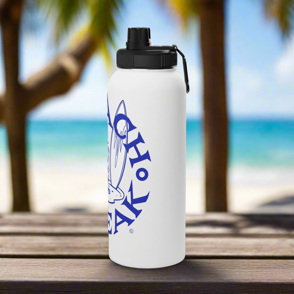 BLUE BEACH FREAK© Stainless Steel SPORT Water Bottle