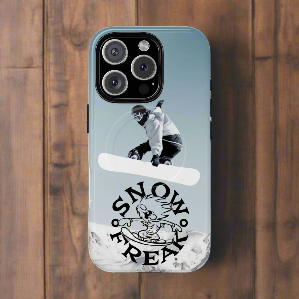 SHREDDIN' THE GNAR SNOW FREAK© Tough Magnetic iPhone Cases