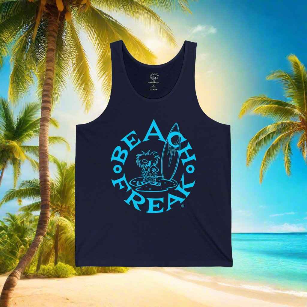 NEON BLUE BEACH FREAK© JERSEY TANK