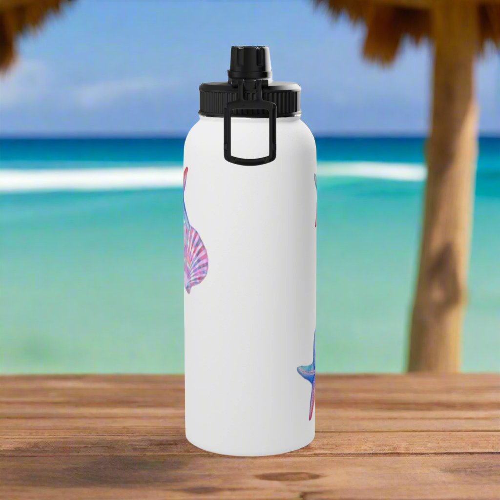 happy PURPLE BEACH FREAK© Stainless Steel SPORT Water Bottle