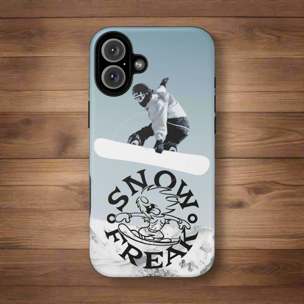 SHREDDIN' THE GNAR SNOW FREAK© Tough Magnetic iPhone Cases