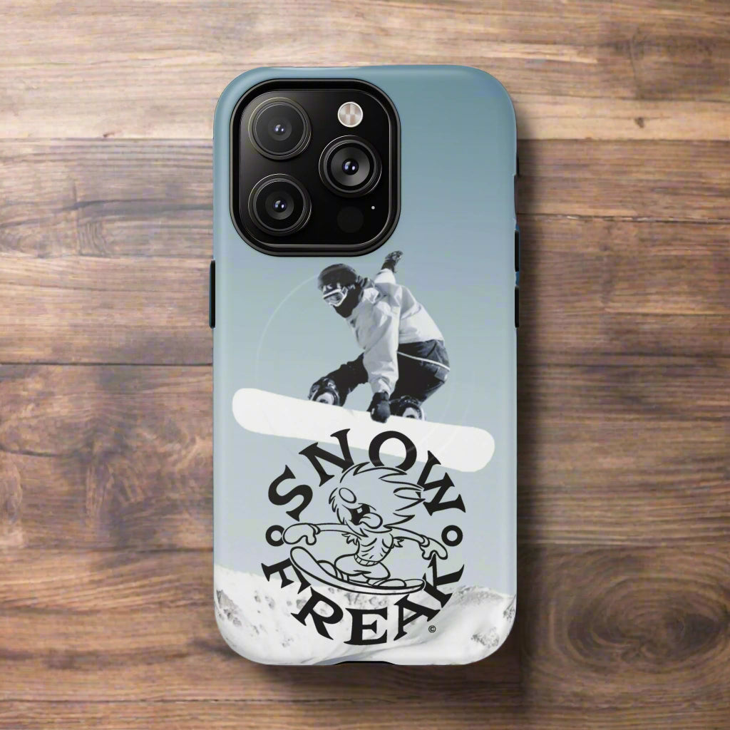 SHREDDIN' THE GNAR SNOW FREAK© Tough Magnetic iPhone Cases