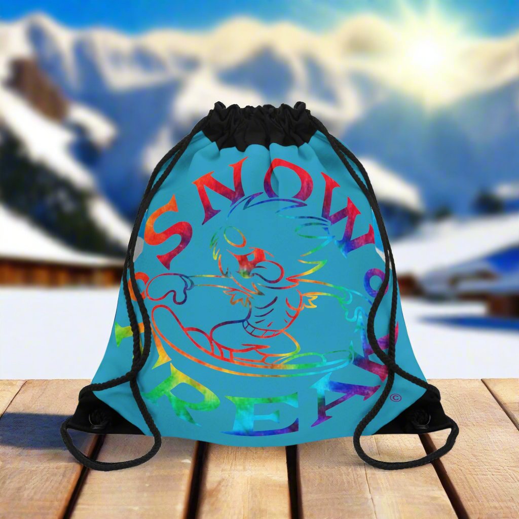 TIE-DYE SNOW FREAK© DRAWSTRING BAG