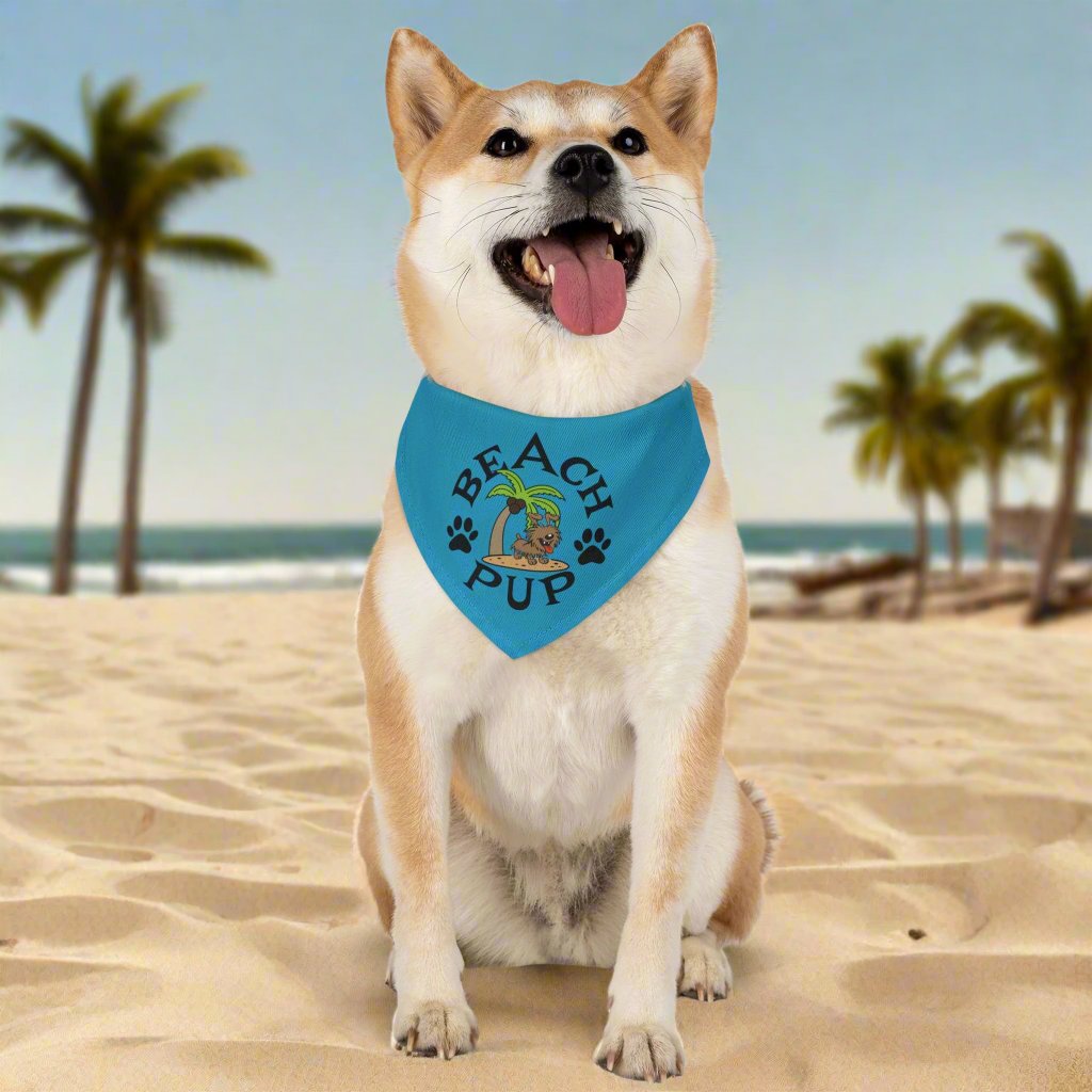 BEACH PUP© Pet Bandana Collar
