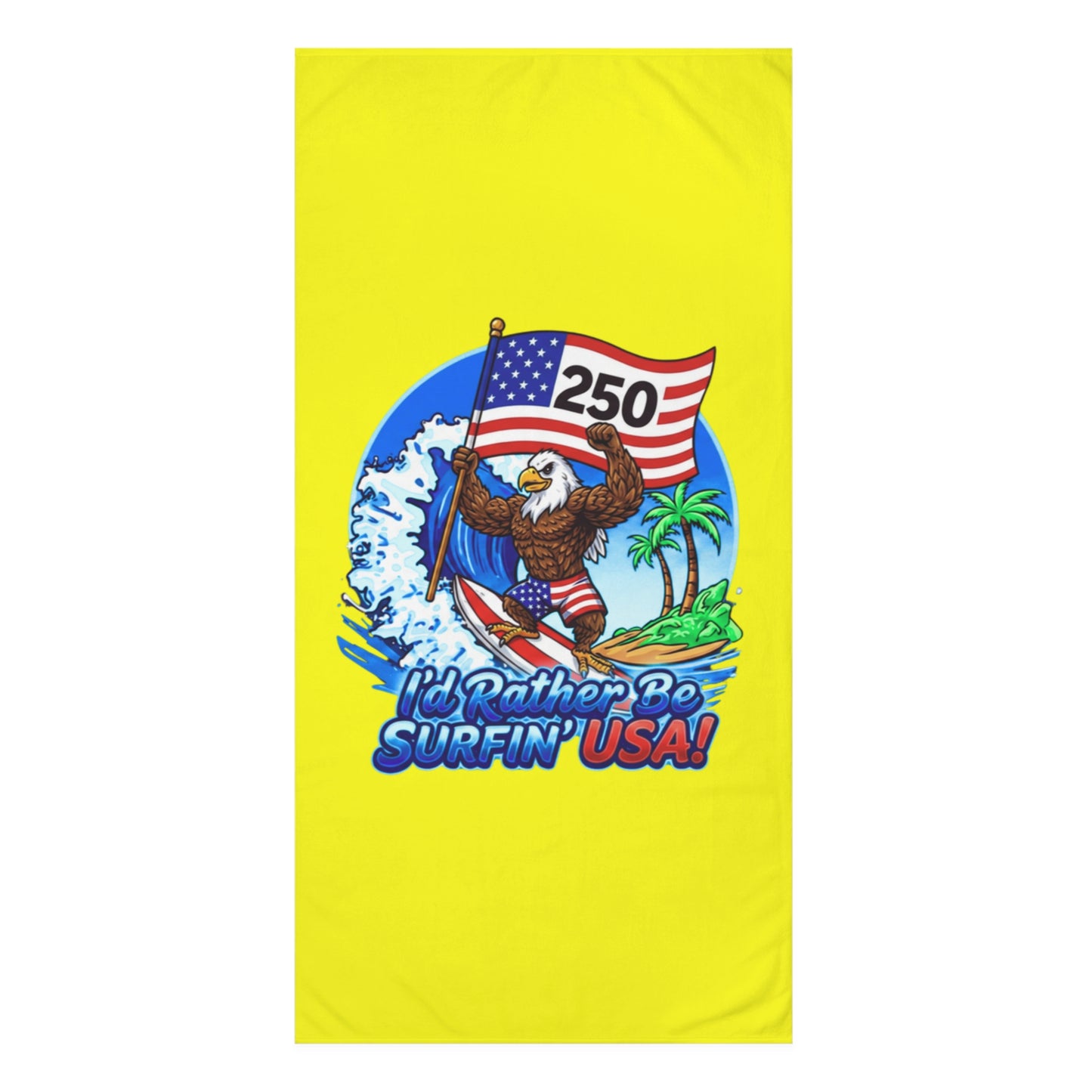 Copy of SURFIN' USA BALD EAGLE 250 LIMITED EDITION - BEACH FREAK© Mink-Cotton Towel