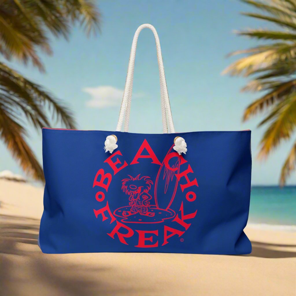 NEON RED BEACH FREAK© WEEKENDER BAG