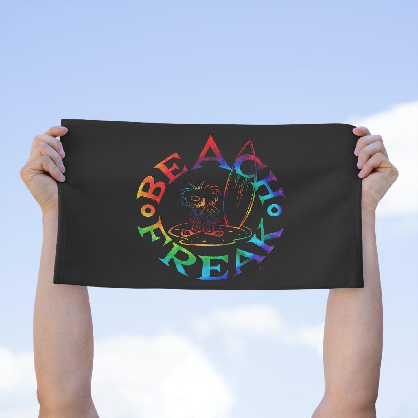 TIE-DYE BEACH FREAK© Rally Towel
