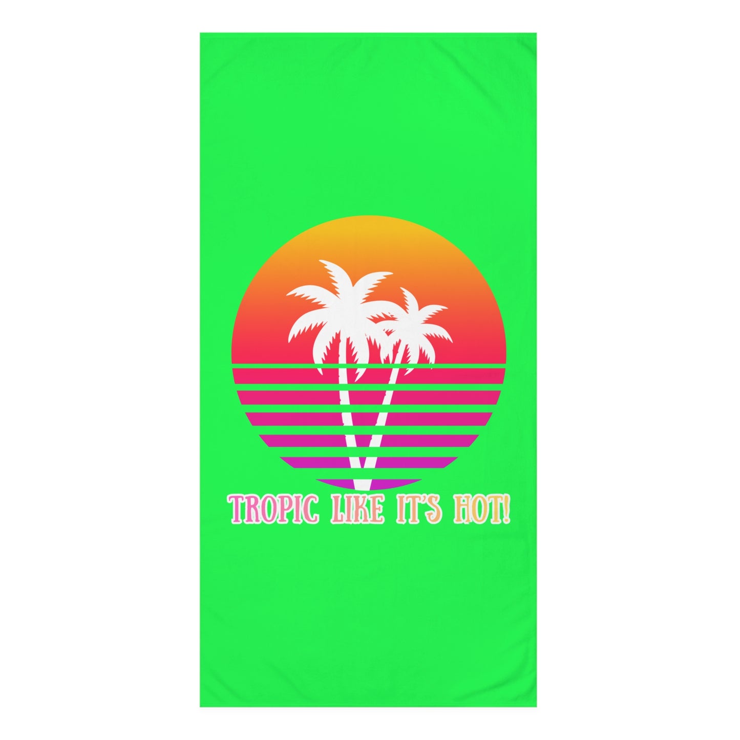 TROPIC LIKE IT'S HOT! - BEACH FREAK© Mink-Cotton Towel