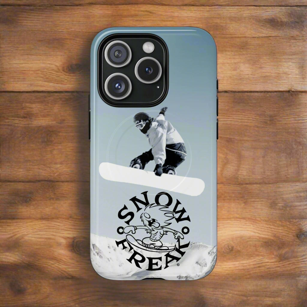 SHREDDIN' THE GNAR SNOW FREAK© Tough Magnetic iPhone Cases