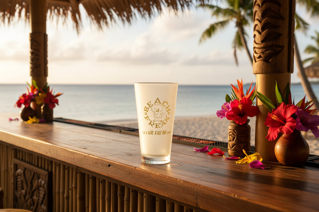 GET UR FREAK ON! GOLD BEACH FREAK© Frosted Pint Glass