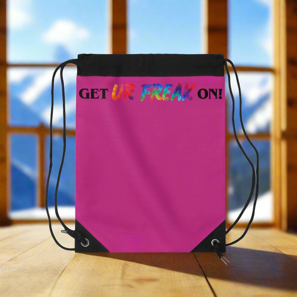 TIE-DYE SNOW FREAK© DRAWSTRING BAG