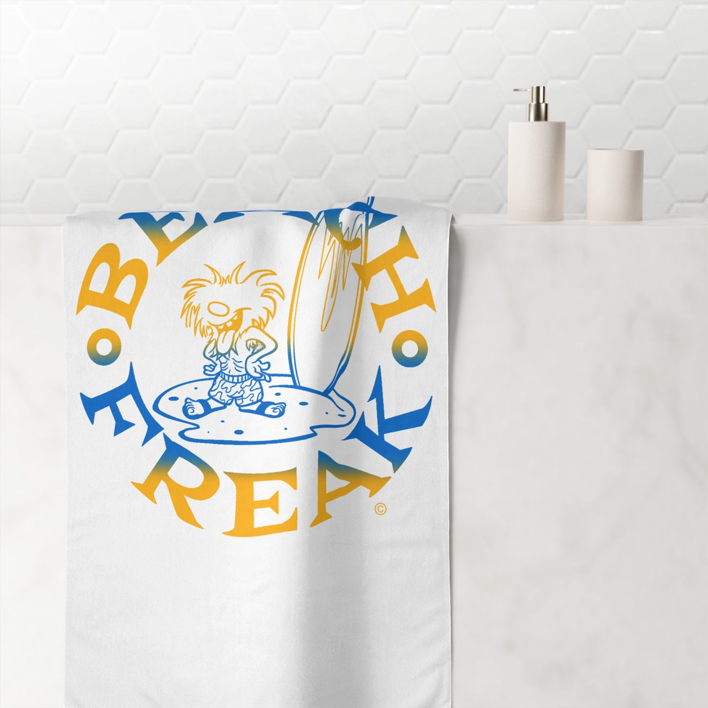 L.A.C BEACH FREAK© Mink-Cotton Towel