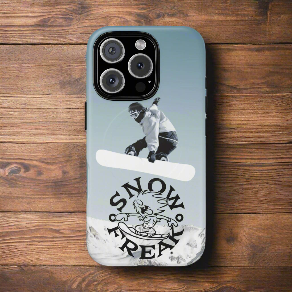 SHREDDIN' THE GNAR SNOW FREAK© Tough Magnetic iPhone Cases