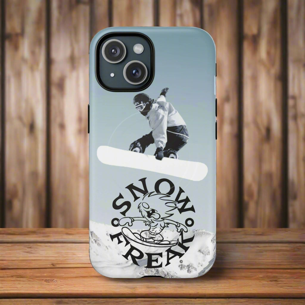 SHREDDIN' THE GNAR SNOW FREAK© Tough Magnetic iPhone Cases