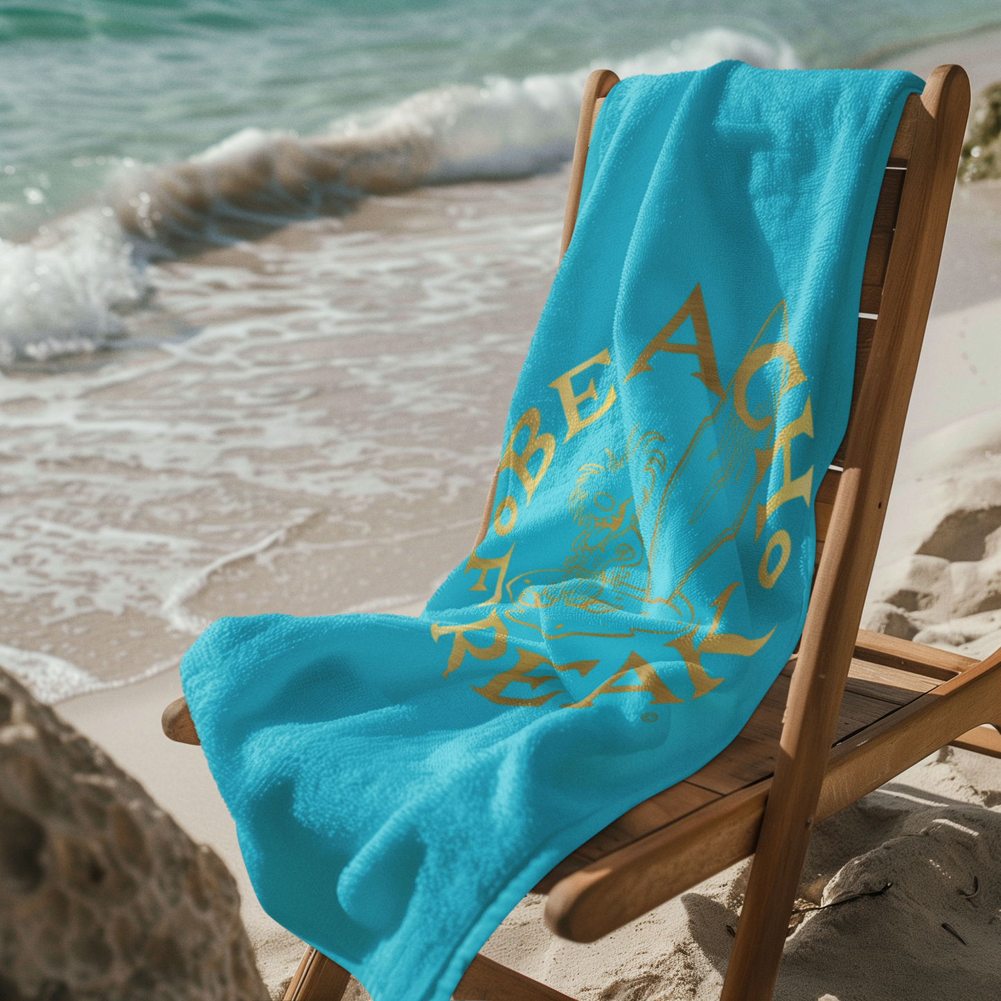 GOLD BEACH FREAK© Mink-Cotton Towel