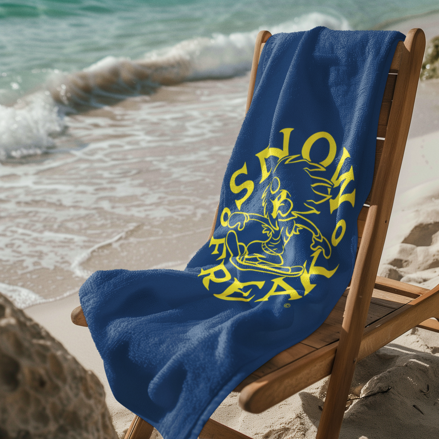 YELLOW SNOW FREAK© Mink-Cotton Towel
