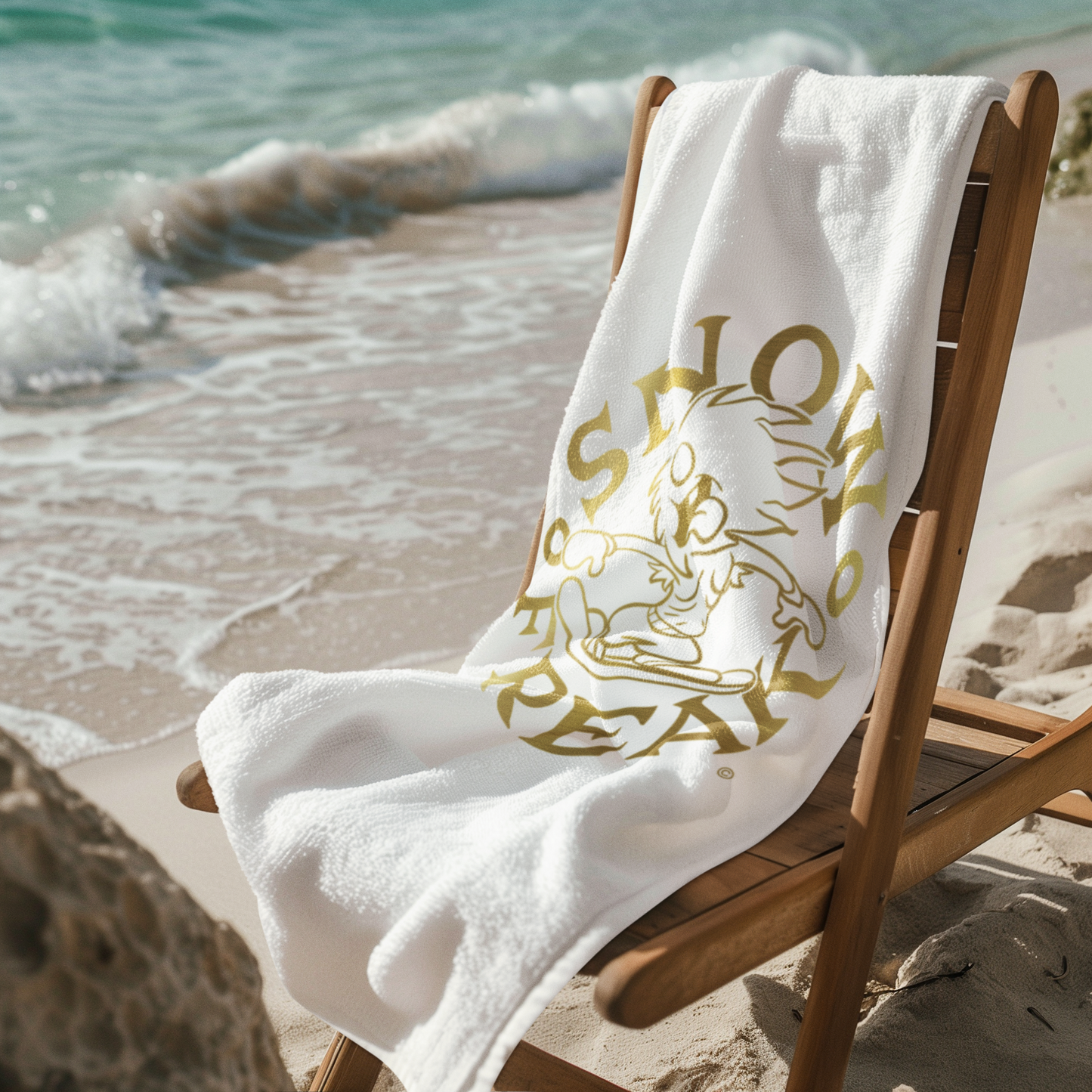 GOLD SNOW FREAK© Mink-Cotton Towel