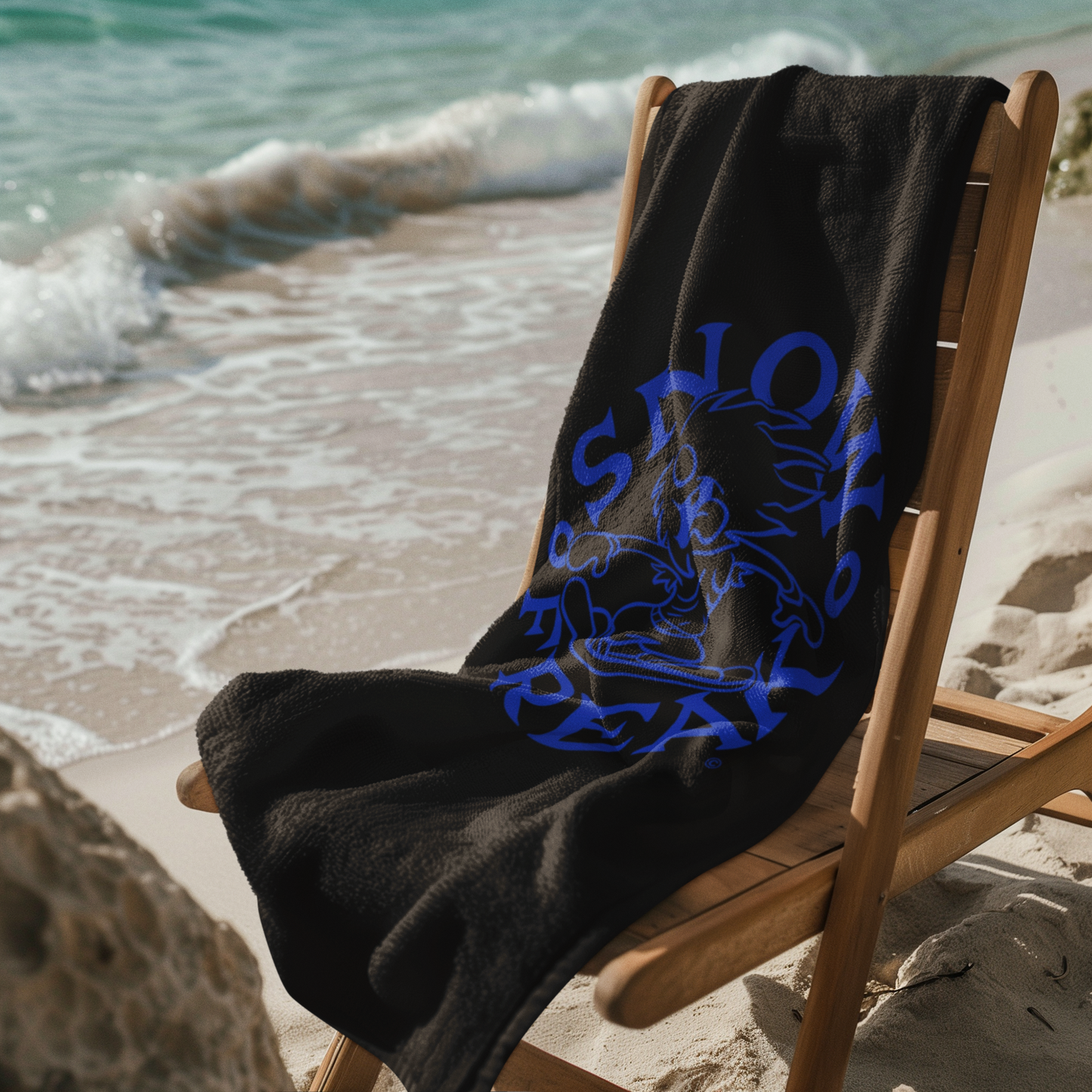 BLUE SNOW FREAK© Mink-Cotton Towel