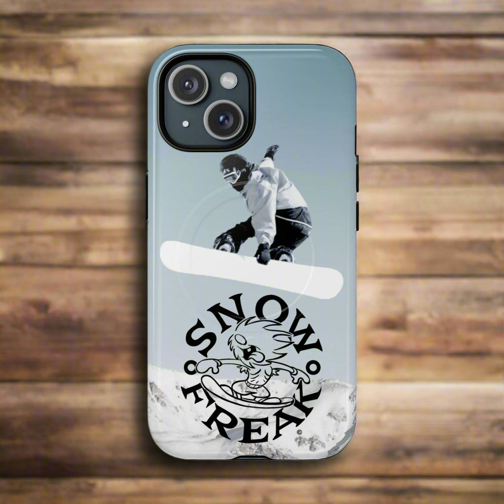 SHREDDIN' THE GNAR SNOW FREAK© Tough Magnetic iPhone Cases