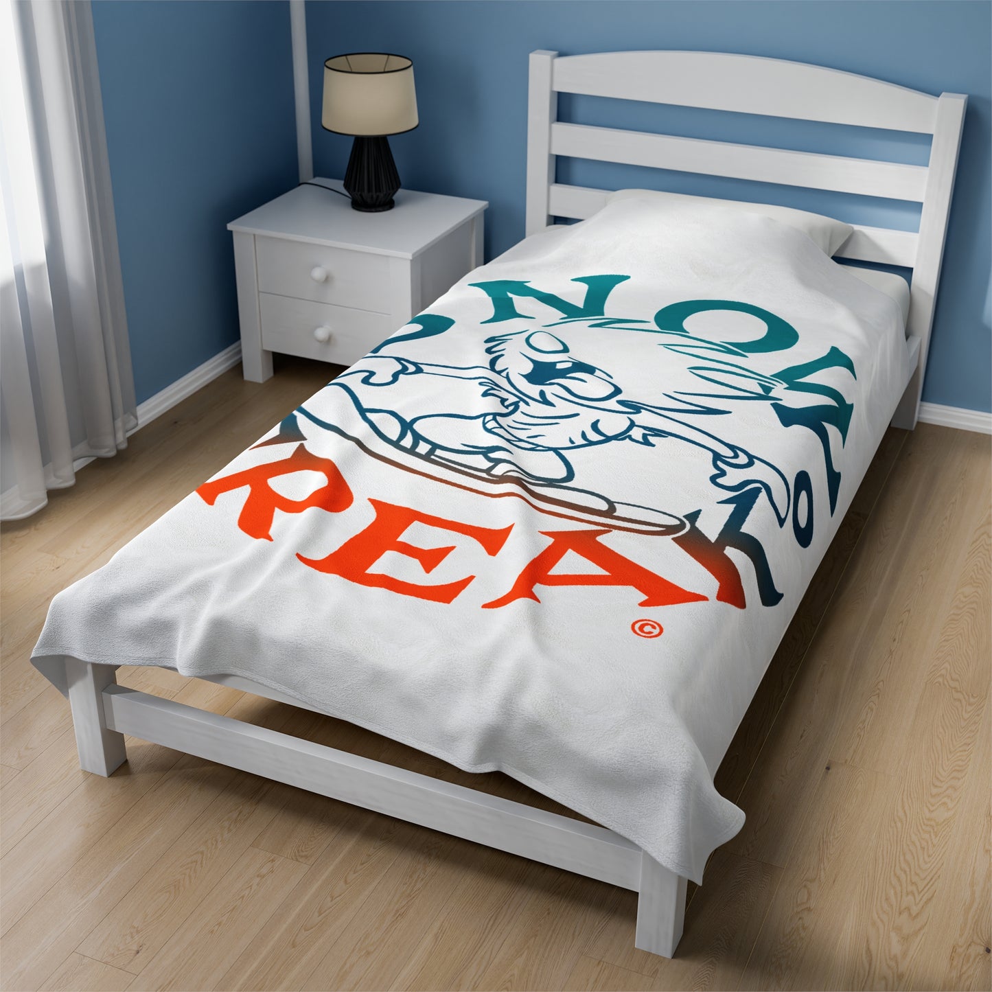 MIAMI SNOW FREAK© Velveteen Plush Blanket