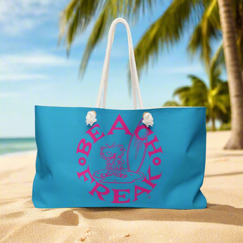 PINK BEACH FREAK© 'SANDY TOES, SUN KISSED NOSE' Weekender Bag