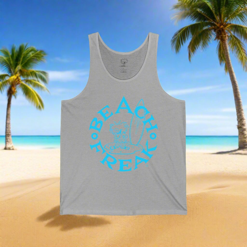 NEON BLUE BEACH FREAK© JERSEY TANK