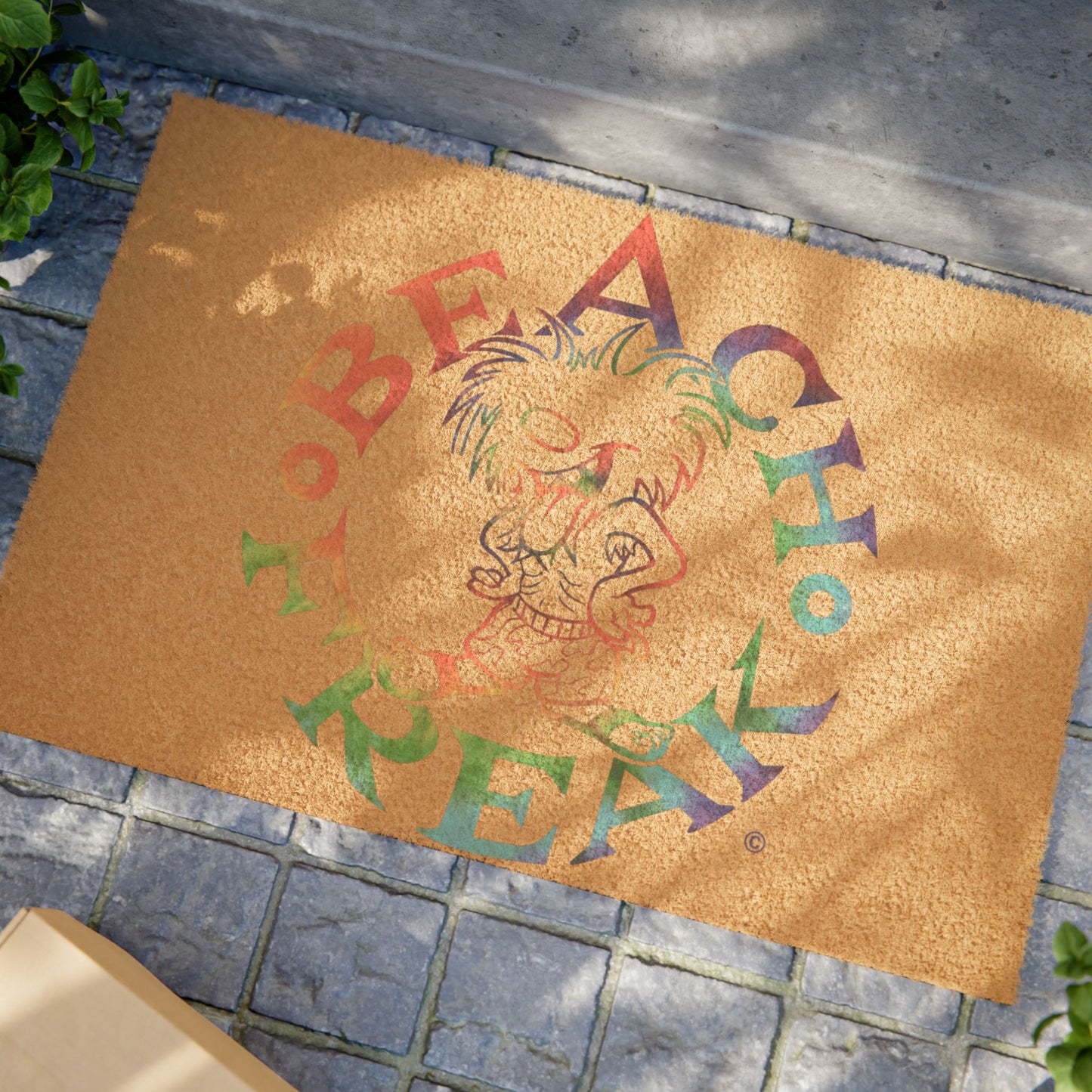 TIE-DYE BEACH FREAK© Doormat