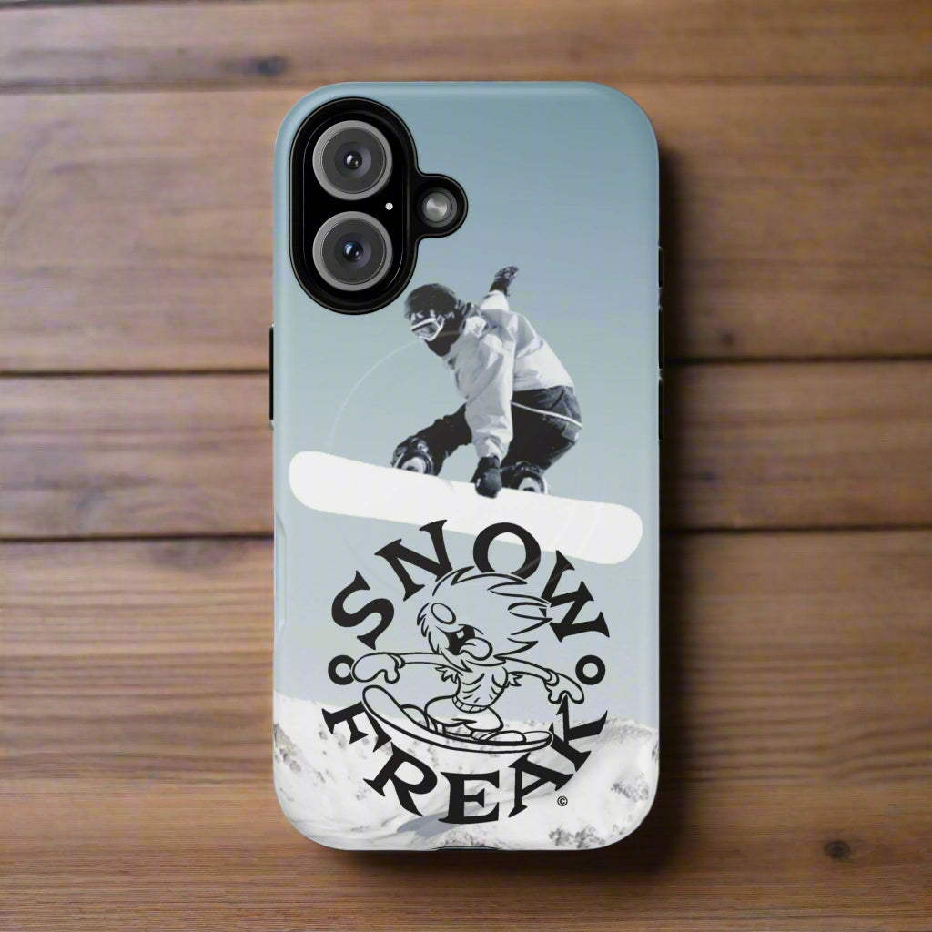 SHREDDIN' THE GNAR SNOW FREAK© Tough Magnetic iPhone Cases