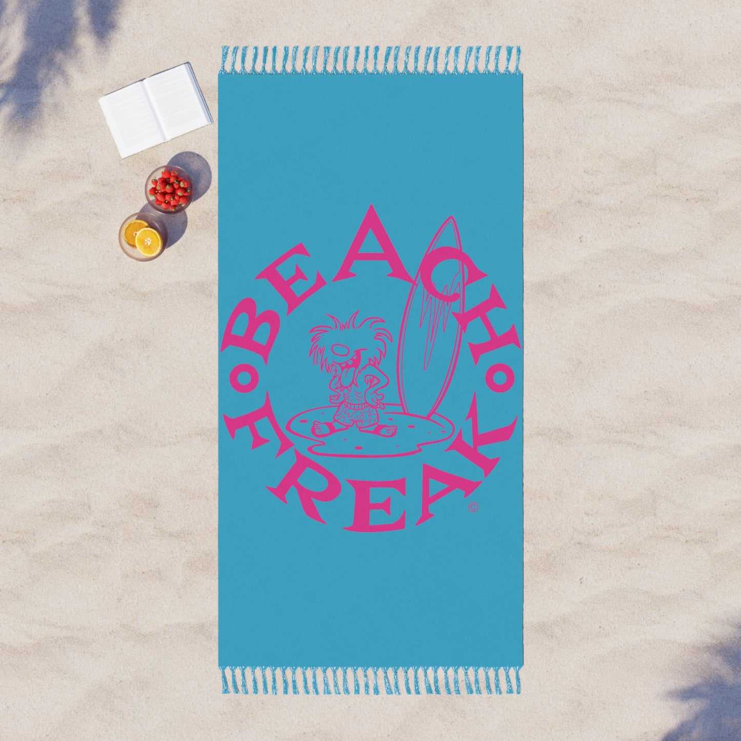 PINK BEACH FREAK© Boho Beach Blanket