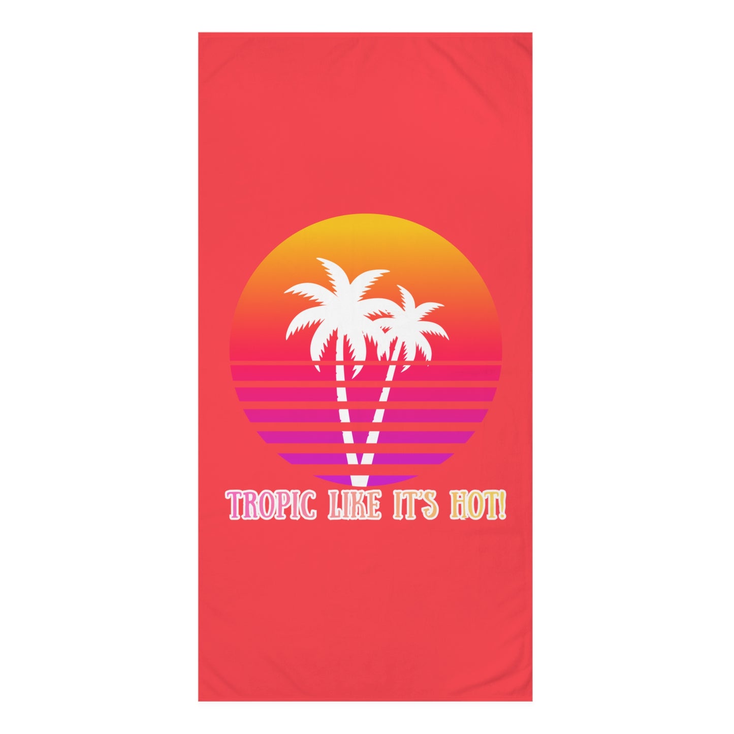 TROPIC LIKE IT'S HOT! - BEACH FREAK© Mink-Cotton Towel