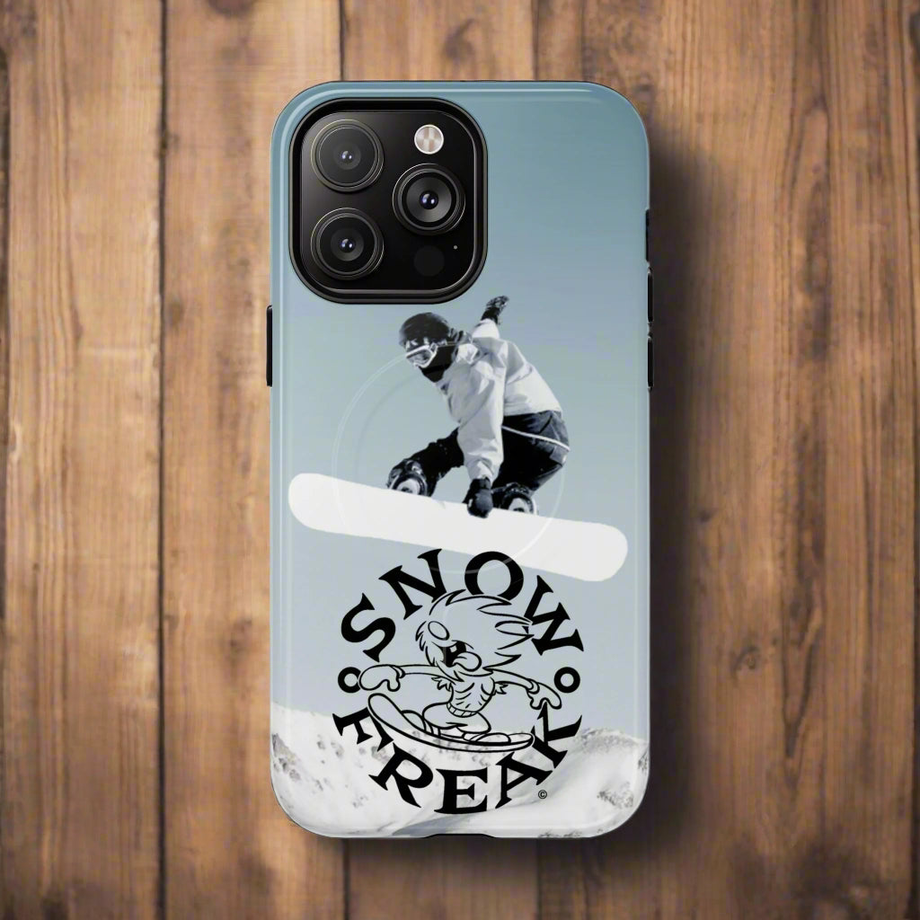 SHREDDIN' THE GNAR SNOW FREAK© Tough Magnetic iPhone Cases