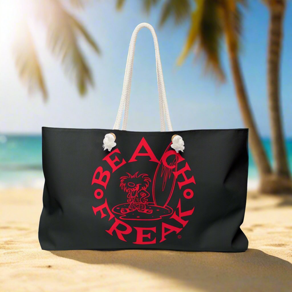 NEON RED BEACH FREAK© WEEKENDER BAG