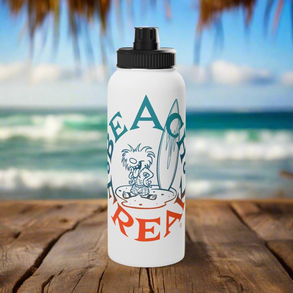 MIAMI BEACH FREAK© Stainless Steel SPORT Water Bottle