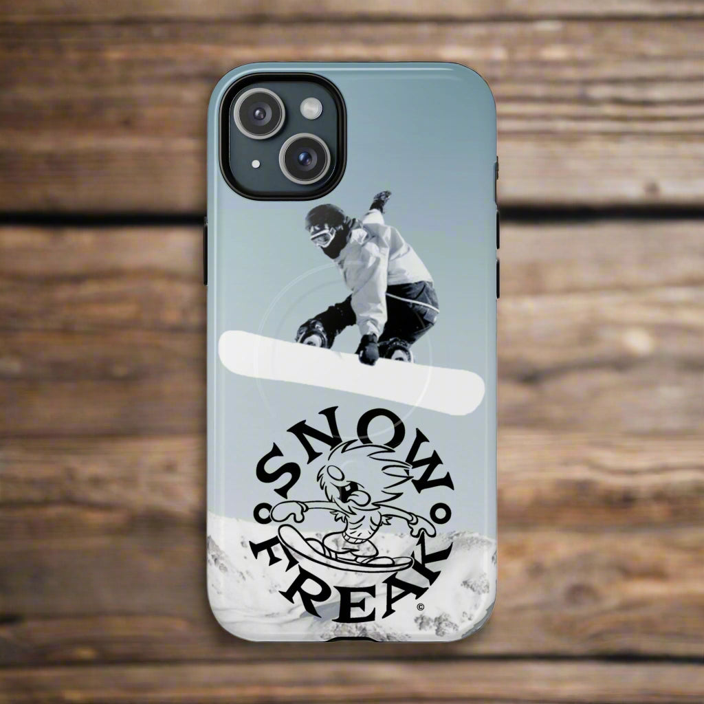 SHREDDIN' THE GNAR SNOW FREAK© Tough Magnetic iPhone Cases