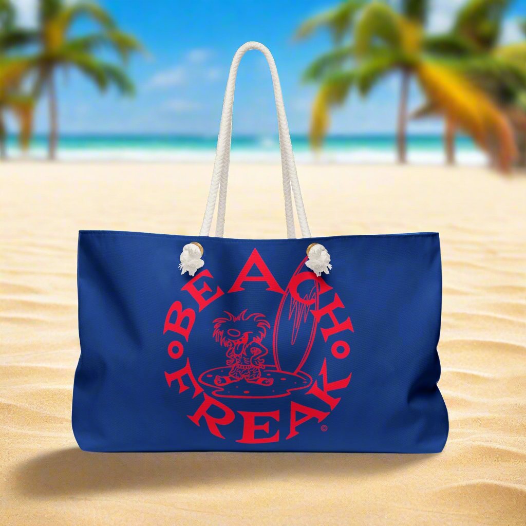 NEON RED BEACH FREAK© WEEKENDER BAG