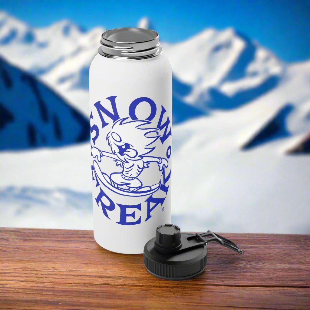 BLUE SNOW FREAK© Stainless Steel Water Bottle
