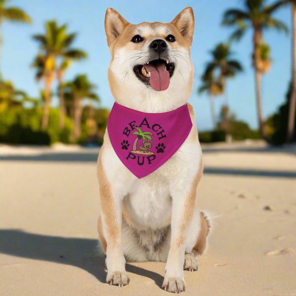 BEACH PUP© Pet Bandana Collar