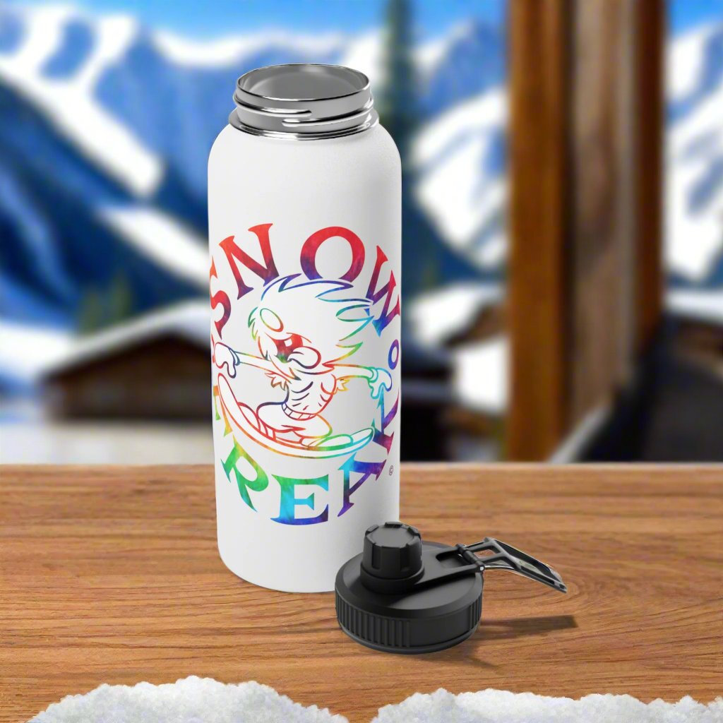 TIE-DYE SNOW FREAK© Stainless Steel Water Bottle