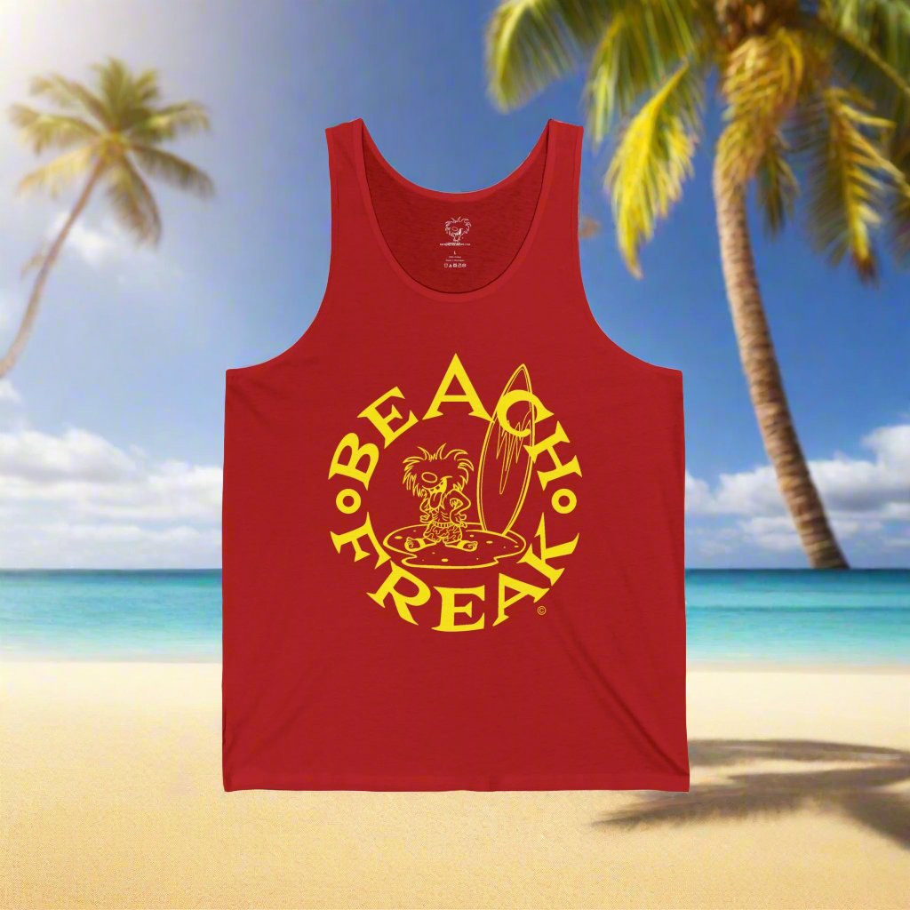 YELLOW BEACH FREAK© JERSEY TANK