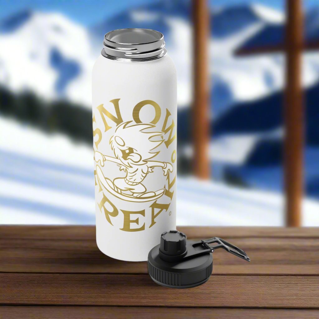 GOLD SNOW FREAK© Stainless Steel Water Bottle