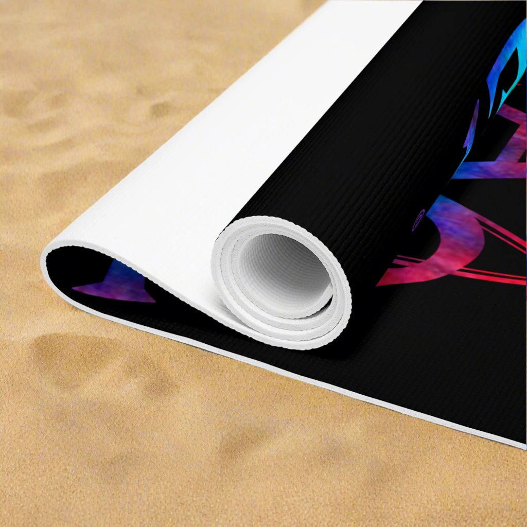 TIE-DYE BEACH FREAK© Foam Yoga Mat