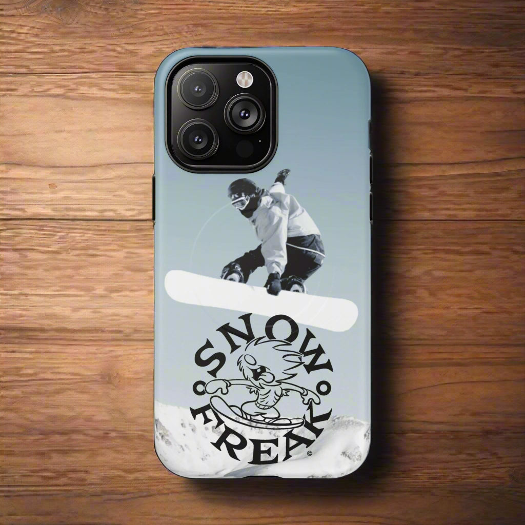 SHREDDIN' THE GNAR SNOW FREAK© Tough Magnetic iPhone Cases