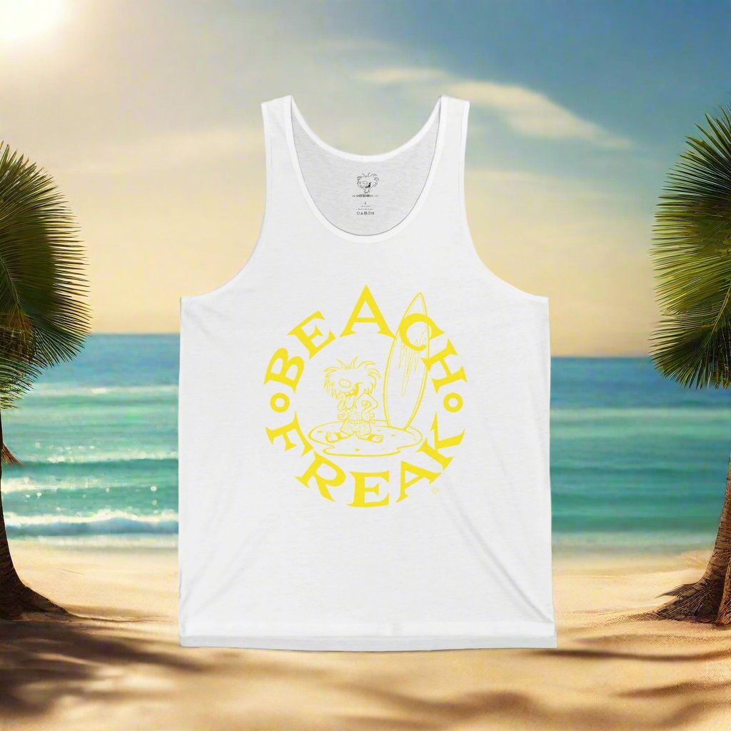 YELLOW BEACH FREAK© JERSEY TANK